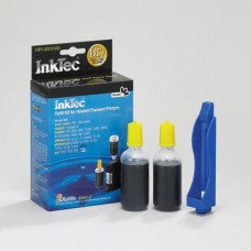 Kit Recarga para tinteiros HP nº 15, 40 e 45. PRETO pigmentado 2 x 40ml