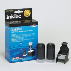 Kit Recarga para tinteiros HP nº 300, 300XL, 901 e 901XL PRETO pigmentado 2 x 20ml