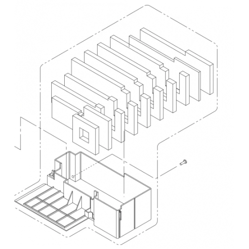 Almofada de Tinta para Epson c/ Caixas de Manutenção 1584721, 1577674, 1799792 e 1746399 (L550, L565, L575, L558, M100, M200, ET4500, WF 2520, etc)