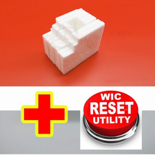 Almofada de Tinta para Epson c/ Caixas de Manutenção 1666031, 1712885 e 1693709 + Chave para reiniciar os contadores