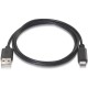 Cabo USB 2.0 A-C M/M Preto (Tipo C) preto