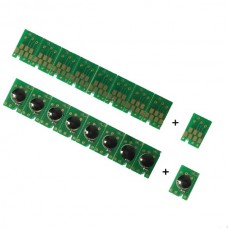 Conjunto de chips permanentes p/ tinteiros recarregáveis EPSON Stylus PRO 7800 e 9800