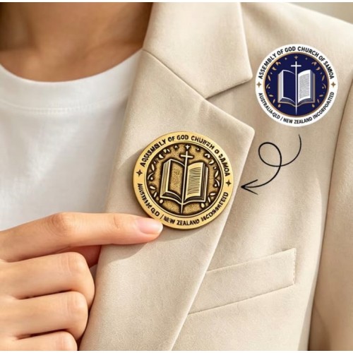 Crachá Magnético para Roupa p/ Personalizar (Fixação sem alfinetes) Crachá Magnético para Roupa p/ Personalizar (Fixação sem alfinetes)