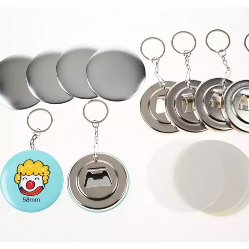 Pack de 100 Porta-chaves com Abre Garrafas para Personalizar