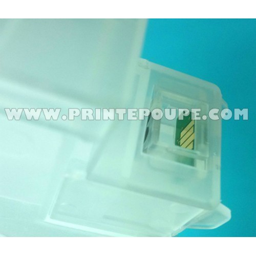 Tinteiros recarregáveis PFI-107 CANON com 6 tinteiros  + chips permanentes - 130 ml/tinteiro