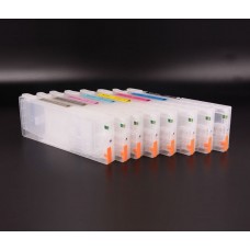 Tinteiros recarregáveis p/ EPSON Stylus Pro 4000, 4400, 7600 e 9600, tinteiros T541-8 (8 tinteiros)