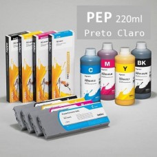 Tinteiro para plotters Epson Stylus Pro 4000 e 9600, tinta PIGMENTADA, 220 ml PRETO CLARO