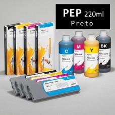 Tinteiro para plotters Epson Stylus Pro 4000 e 9600, tinta PIGMENTADA, 220 ml PRETO FOTO