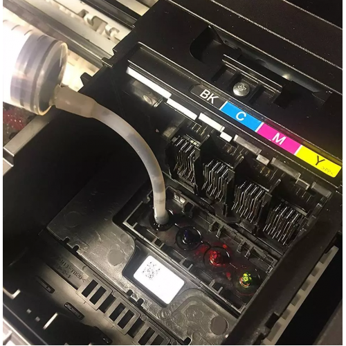 Kit de limpeza para cabeçotes de impressoras, com tinteiros Epson séries 11, 12, 13, 16, 18, 27, 29 e HP 932, 933, 950 e 951.