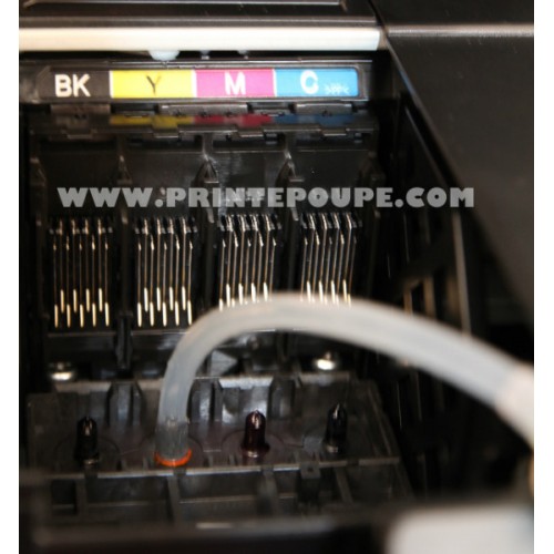 Kit de limpeza para cabeçotes de impressoras, com tinteiros Epson séries 11, 12, 13, 16, 18, 27, 29 e HP 932, 933, 950 e 951.
