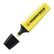 Marcador fluorescente Stabilo Boss original - Amarelo...