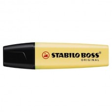 Marcador fluorescente Stabilo Boss original - Amarelo Pastel...