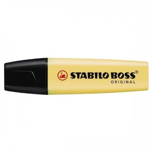 Marcador fluorescente Stabilo Boss original - Amarelo Pastel