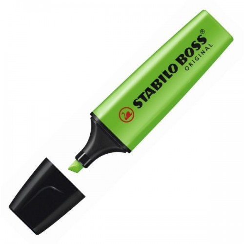 Marcador fluorescente Stabilo Boss original - Verde