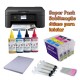 Pack starter impressora sublimação: Epson XP-3150 + 4 tintas sublimação + tinteiros recarregáveis + papel sublimático