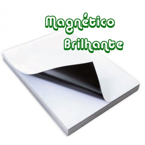 Pack em Quantidade de Papel Magnético Brilhante ou Mate para criar ímans - A4