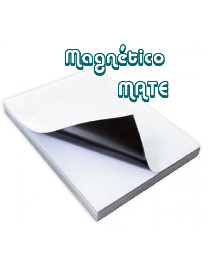 Papel magnético mate para criar ímans - A4 - A4-magnet-matte