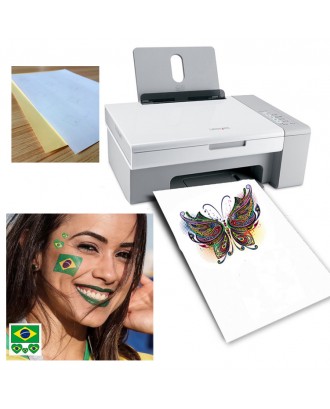 Papel para tatuagem temporária (removível) - para impressora a jato de tinta
