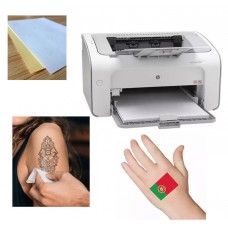 Papel para tatuagem temporária (removível) - para impressora laser