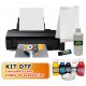 Pack DTF com Impressora A4 + Forno A3 e Todos os Acessórios Necessários