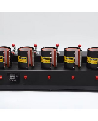 Prensa Térmica para 5 Canecas em Simultáneo