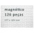 Puzzle Magnético 126 pcs - 277 x 183 mm
