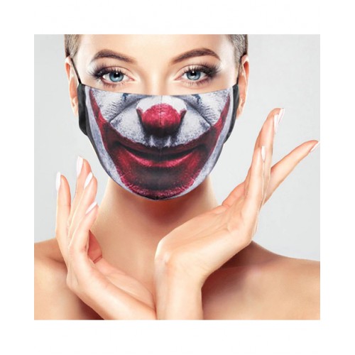 Máscara Reutilizável c/ Vários Motivos e 2 Filtros pm2.5 de 5 Camadas de Proteção p/ Adulto