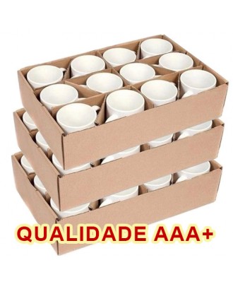 Caixa de 36 Canecas sublimação branca qualidade Suprema AAA+