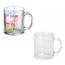 Caneca em Cristal transparente  11oz para sublimação