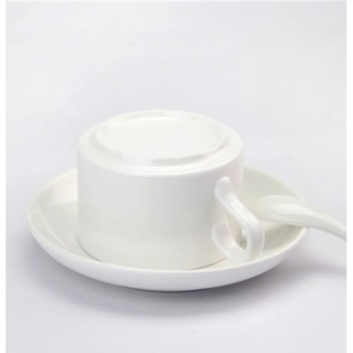 Chávena de Café 170 ml para Sublimação com Base e Colher