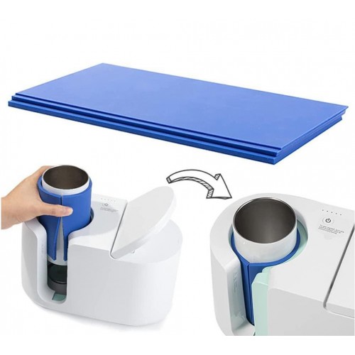 Par de Mantas de silicone para Prensas de Canecas, Copos e Garrafas