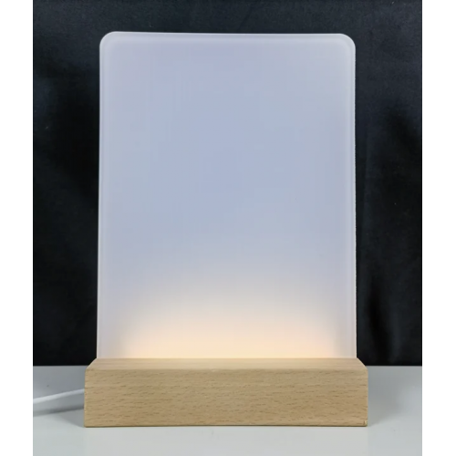 Acrílico Retro-iluminado para sublimação com base em Madeira