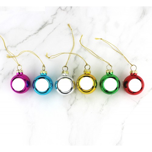 Bola de Natal 6 cm para Sublimar