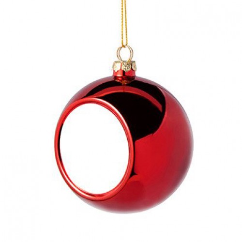 Bola de Natal 6 cm em Vermelho para Sublimar