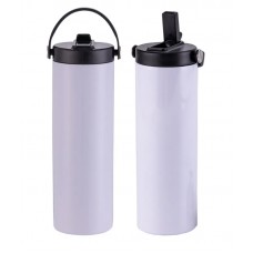 Copo em Aço Inox com Dupla Tampa p/ Sublimação - 20 Oz