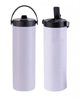 Copo em Aço Inox com Dupla Tampa p/ Sublimação - 20 Oz