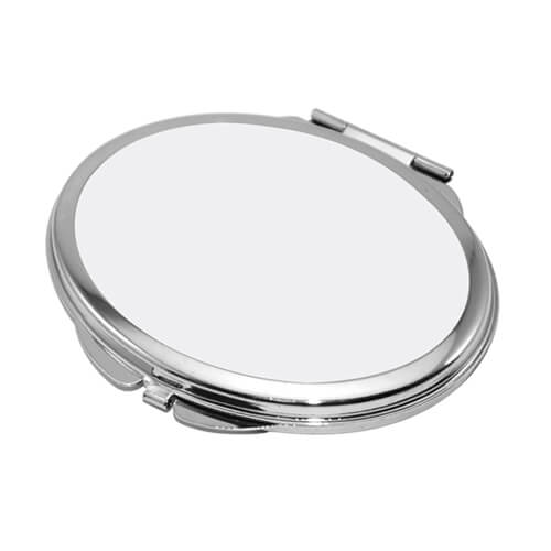 Espelho compacto oval para sublimação