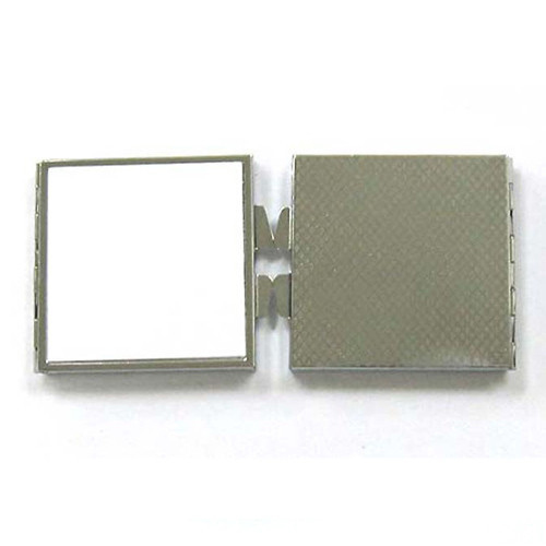 Espelho compacto quadrado para sublimação