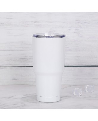 Copo em Aço Inox, p/ Automóvel, lacado em Branco p/ Sublimação 900 ml