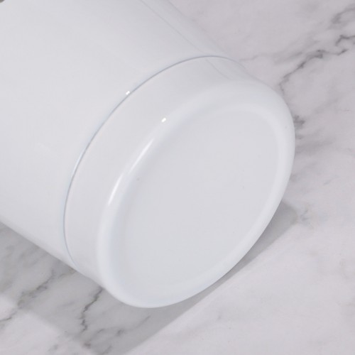 Copo em Aço Inox, p/ Automóvel, lacado em Branco p/ Sublimação 900 ml