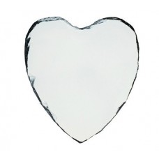 Pedra 20 x 25 cm personalizável com foto em sublimação - forma de coração