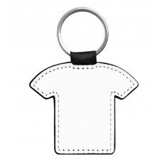Porta-chaves T-shirt em Couro PU para sublimação