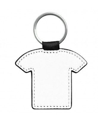 Porta-chaves T-shirt em Couro PU para sublimação