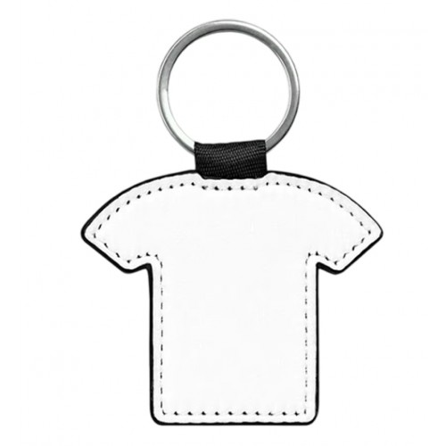 Porta-chaves T-shirt em Couro PU para sublimação