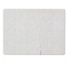 Puzzle branco para sublimação 20 x 14,5 cm - 20 pcs...