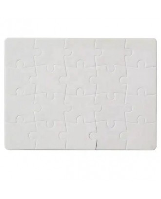 Puzzle branco para sublimação 20 x 14,5 cm - 20 pcs