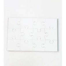 Puzzle Infantil em MDF 20 x 25 cm para sublimação - 12 ...