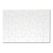 Puzzle A4 branco para sublimação - 35 pcs