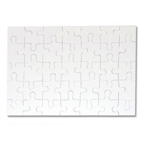 Puzzle 27 x 19,5 cm para sublimação - 88 pcs