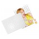 Puzzle A5 magnético branco para sublimação - 80 pcs